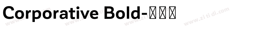 Corporative Bold字体转换